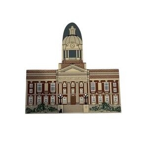 Vtg 1994 The Cats Meow Village Wood Mercer County Court House Pennsylvania